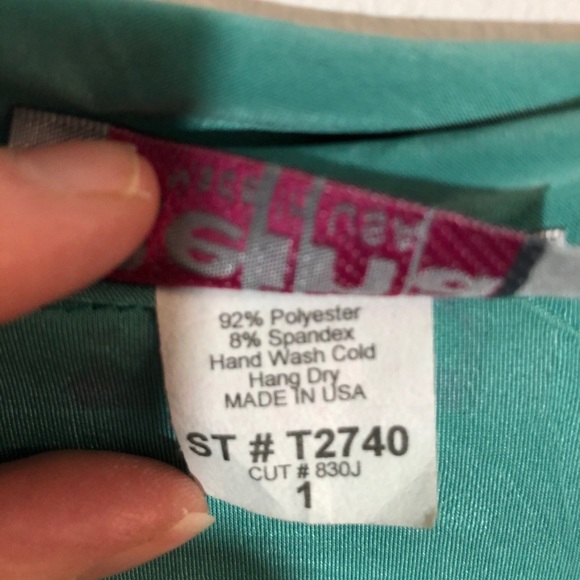 Reina Peacock Pattern Blouse Button Shirt Large - Picture 4 of 5